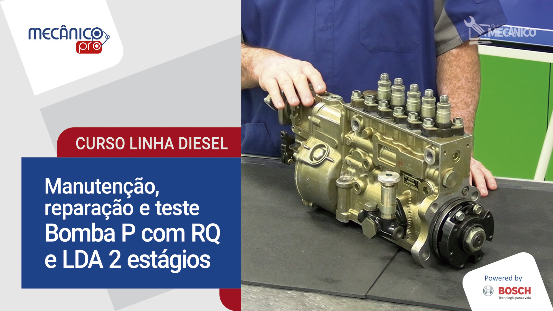 Manuteno da Bomba P com Regulador RQ e LDA 2 estgios