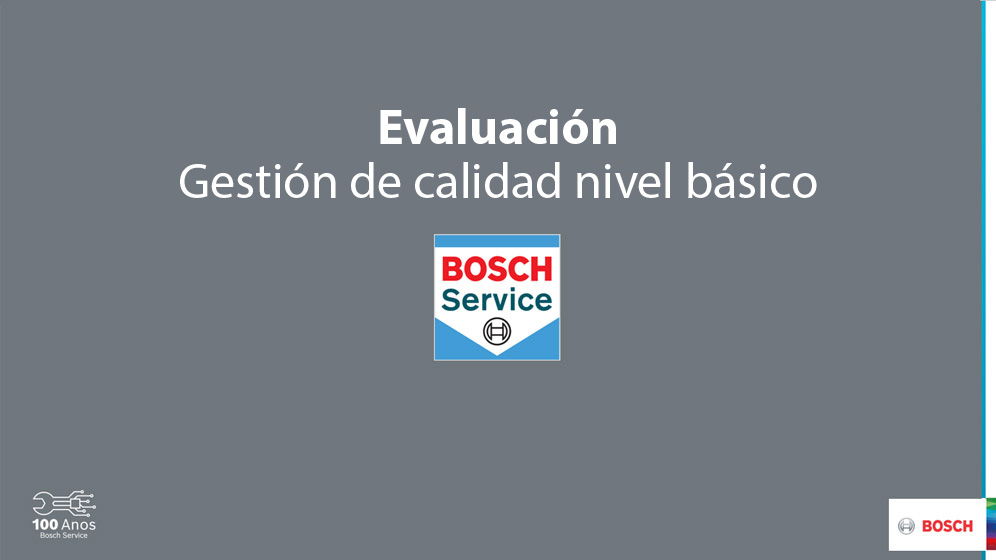 Gestin de calidad nivel bsico -  evaluacin