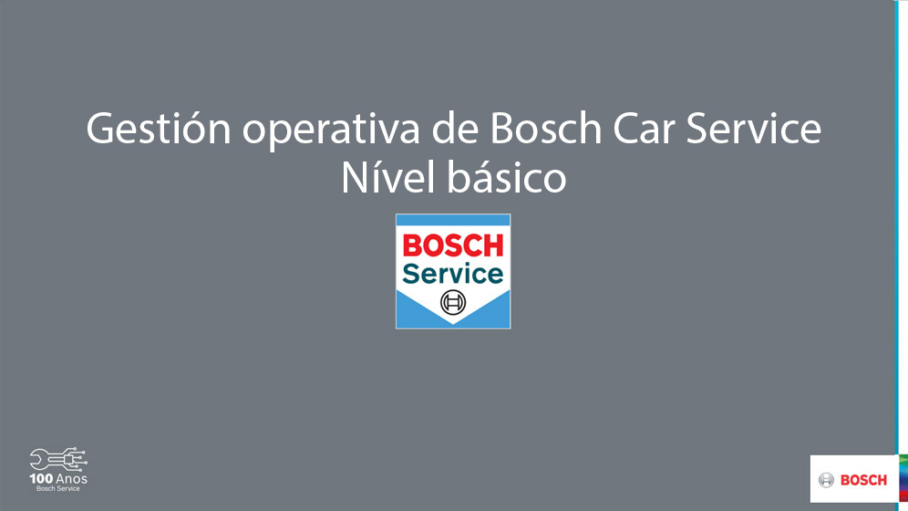 Gestin operativa de Bosch Car Service - nvel bsico