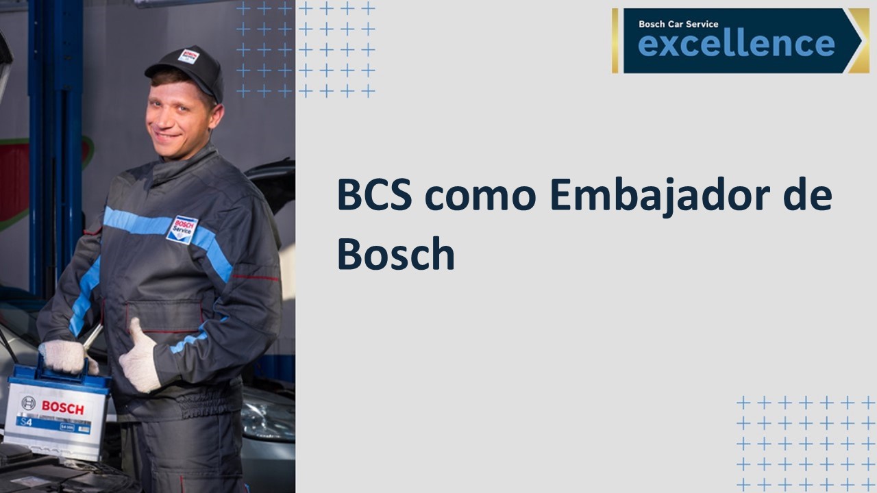 BCS como Embajador de Bosch