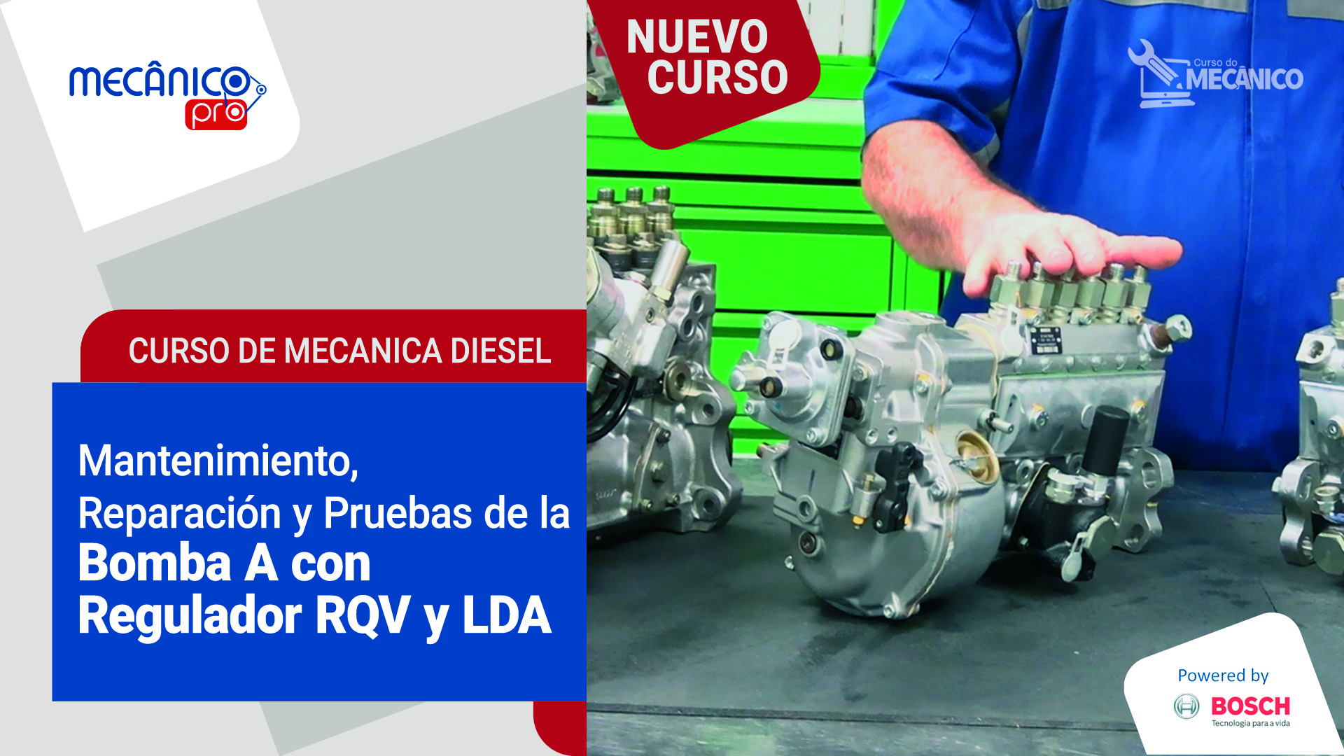 Bomba A con Regulador RQV y LDA