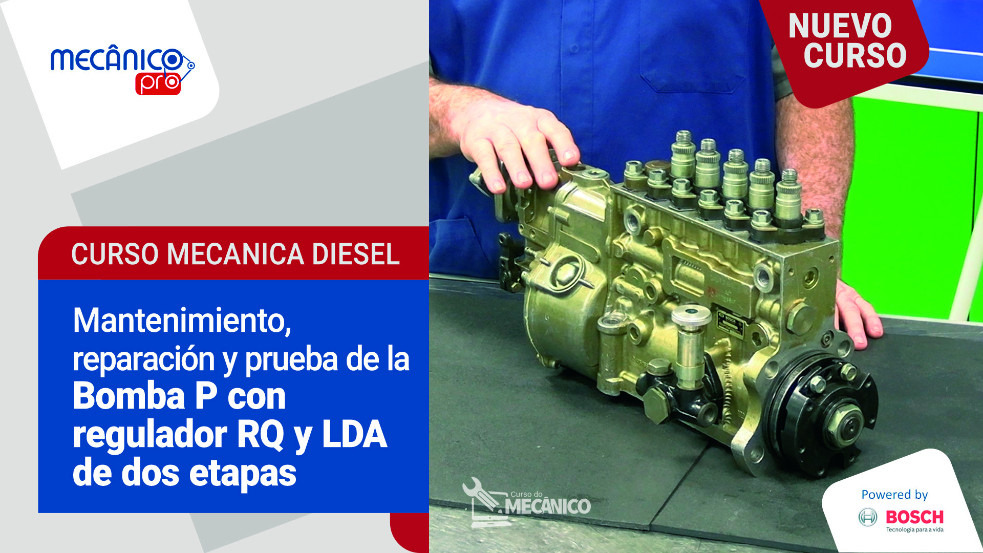 Mantenimiento, reparacin y prueba de la Bomba P con regulador RQ y LDA de dos etapas