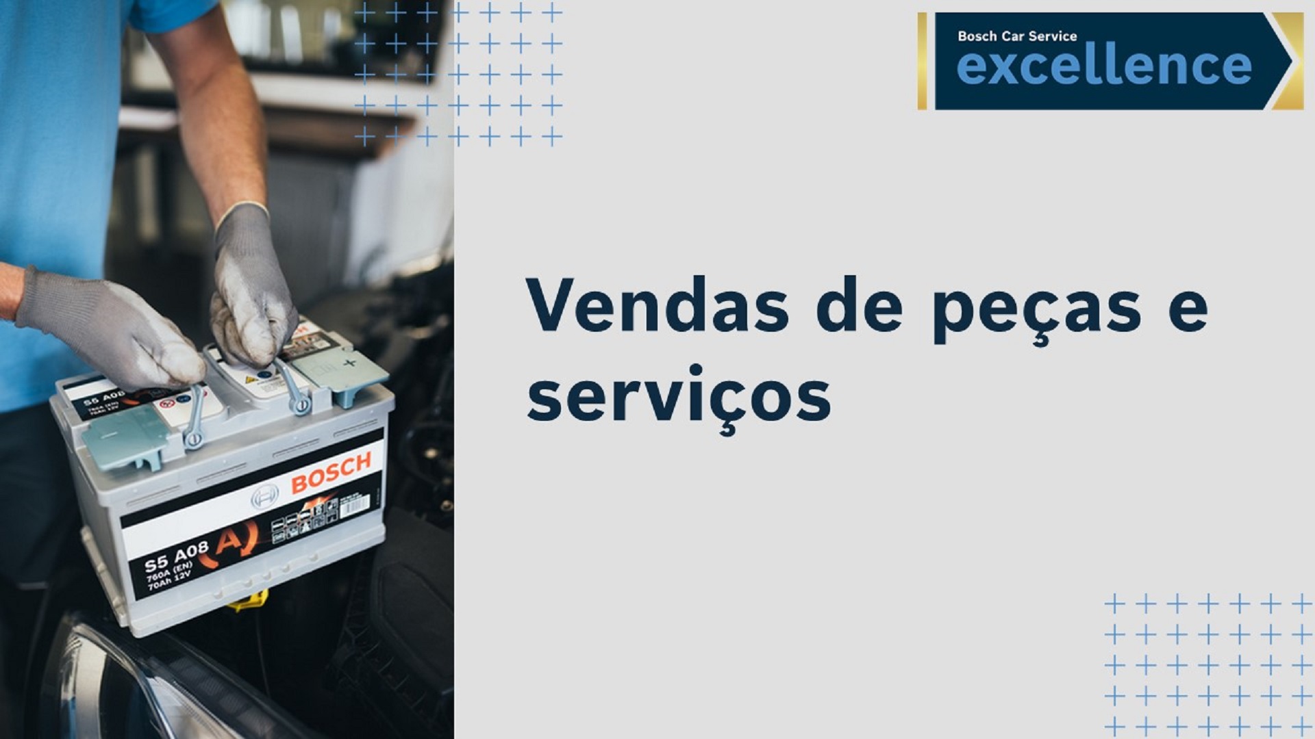 Vendas de pe�as e servi�os