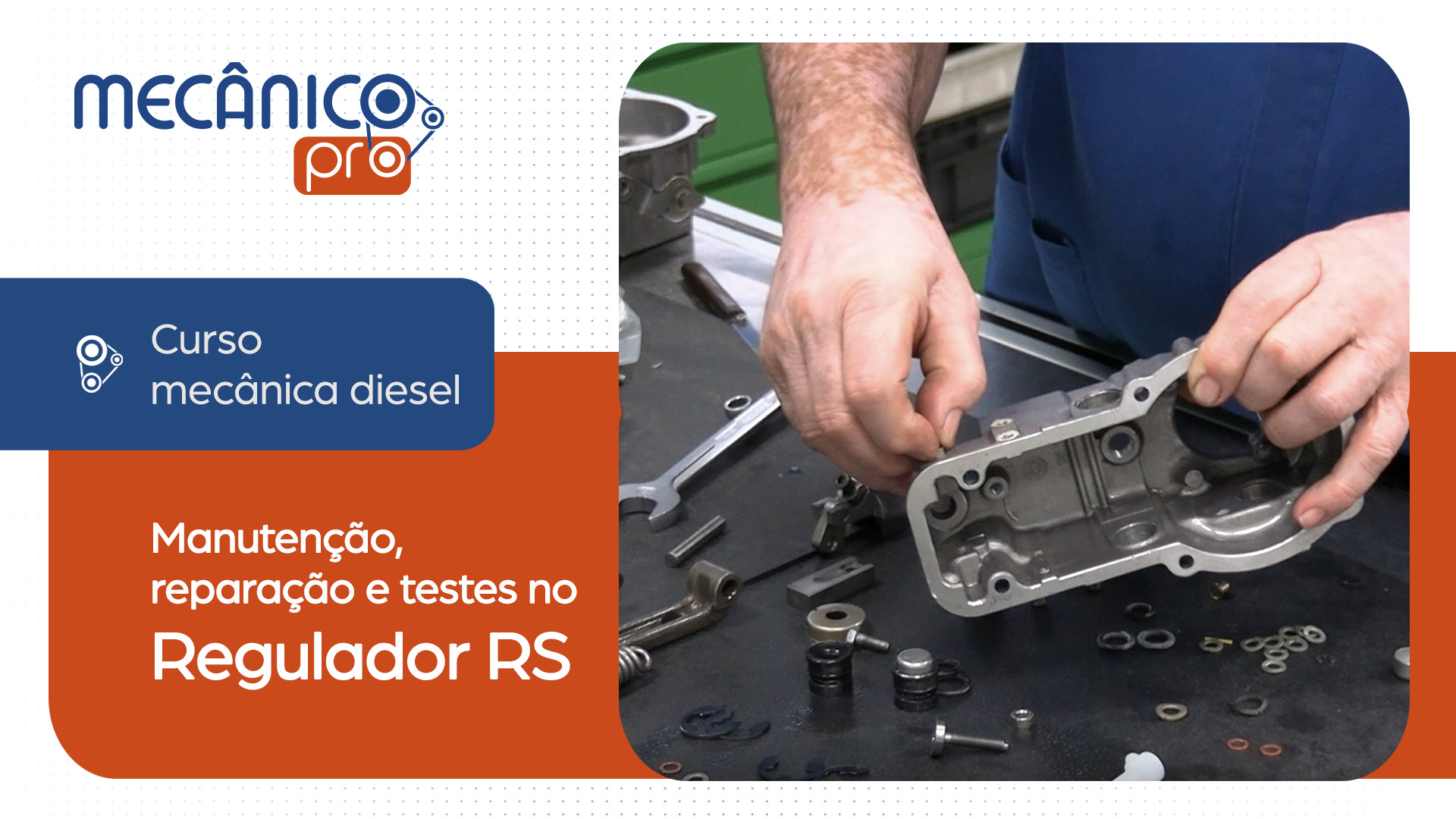 Manuten��o, repara��o e testes do Regulador RS