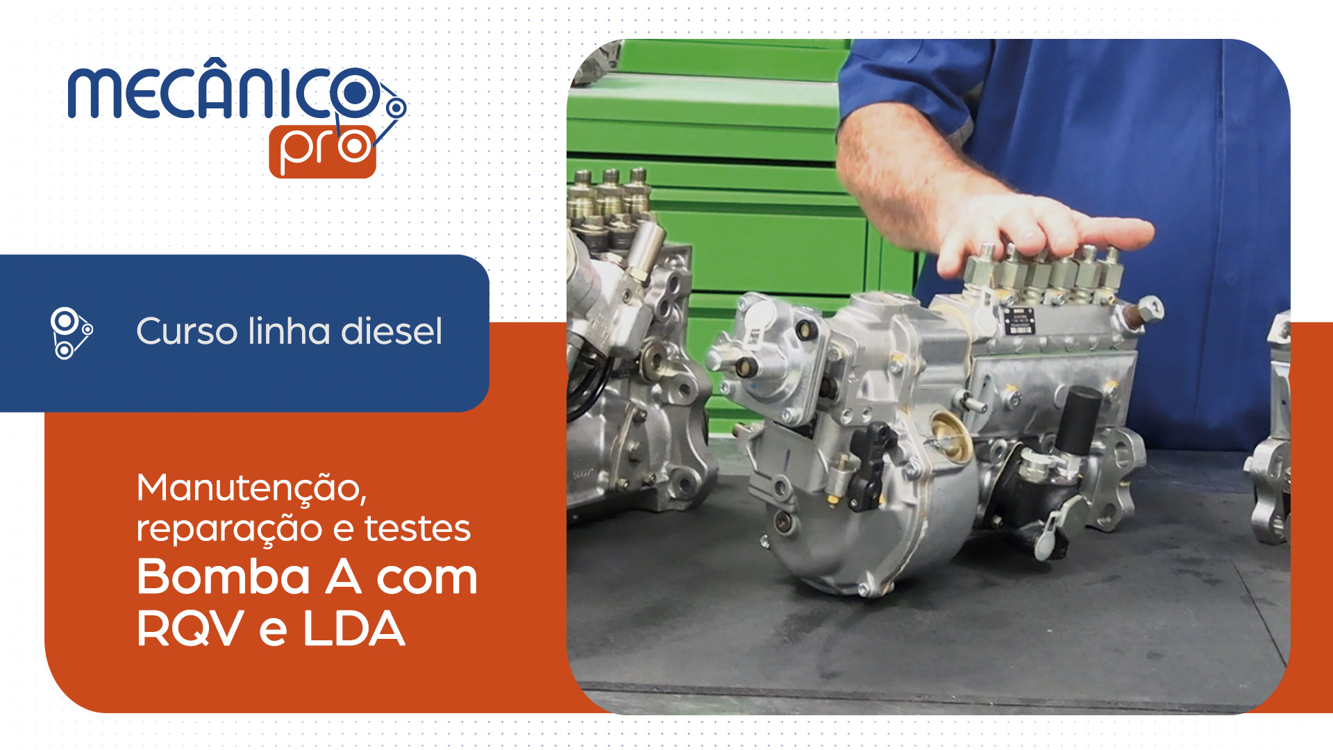 Manuten��o em Bomba A com regulador RQV e LDA