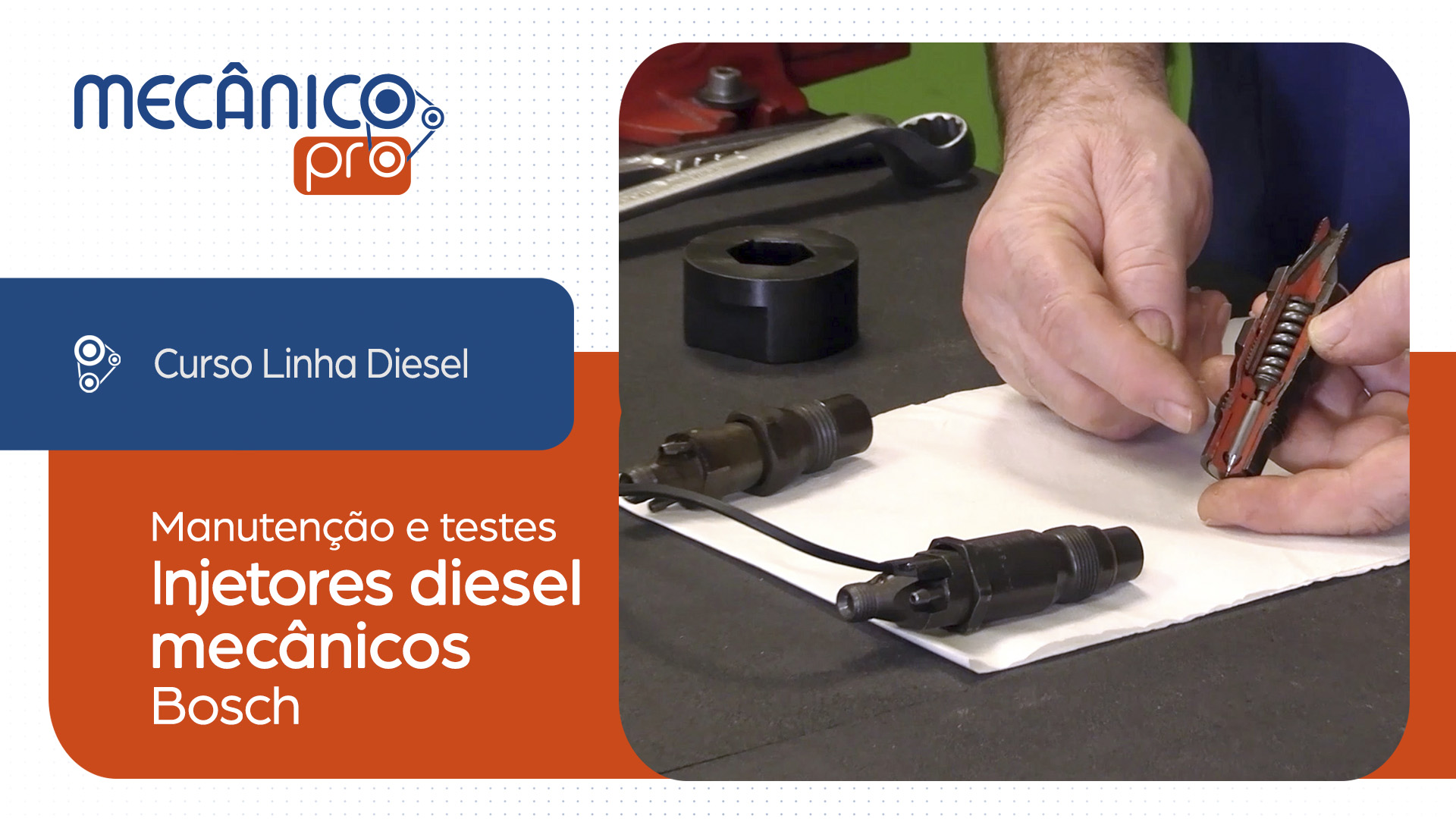 Manuten��o e teste de bicos injetores diesel mec�nicos Bosch 
